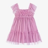 MAYORAL GIRLS LILAC PINK TULLE DRESS