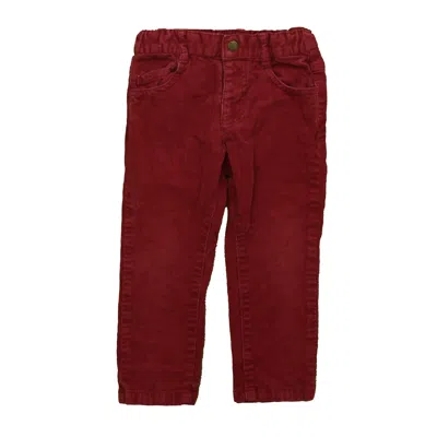 Mayoral Kids' Girls Magenta Corduroy Pants In Burgundy