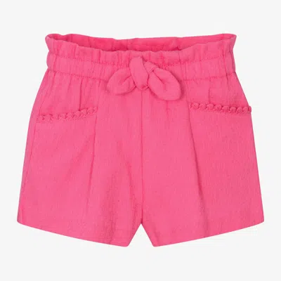 Mayoral Babies' Girls Pink Cotton Shorts