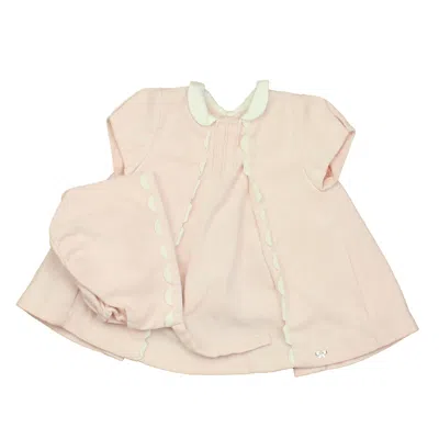 Pre-owned Mayoral Kids' Girls Pink Dress In Beige