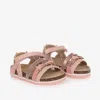 MAYORAL GIRLS PINK FAUX LEATHER SANDALS
