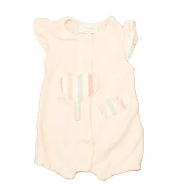Pre-owned Mayoral Kids' Girls Pink Romper Size: 1-2 Months