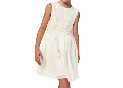 Mayoral Kids' Girls' Top Lace Dress In White