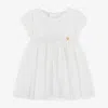 MAYORAL GIRLS WHITE SPOTTED TULLE DRESS