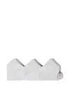 Mayoral Glitter-embellishment Crown-shape Head Band In Gray