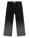 Mayoral Gradient-effect Denim Jeans In Black