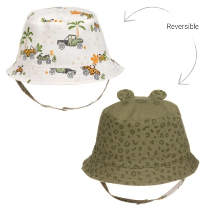 Mayoral Green Reversible Baby Hat