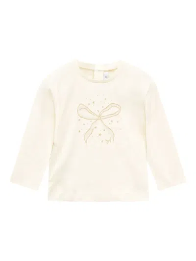 Mayoral Babies' Heart T-shirt In Neutral