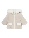 Mayoral Hooded Reversible Jacket In Neutral