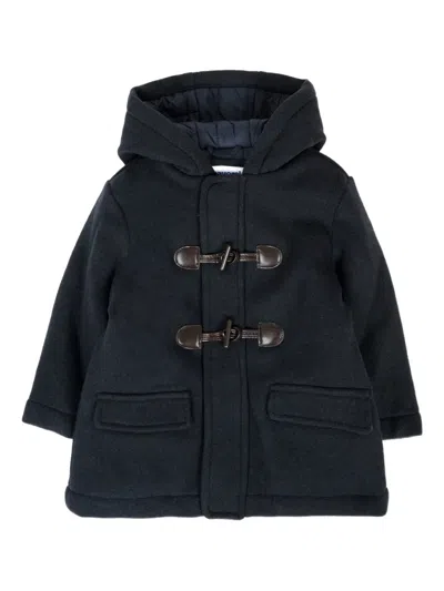 Mayoral Babies' Hooded Toggle Coat In Black