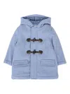 Mayoral Hooded Toggle Coat In Blue