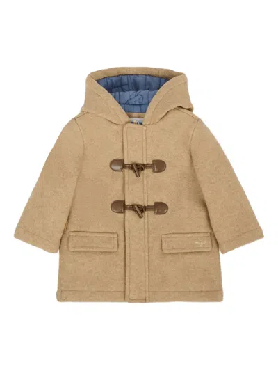 Mayoral Babies' Hooded Toggle Coat In Brown
