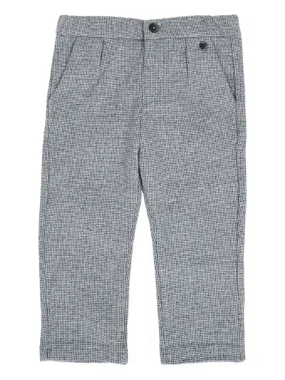 Mayoral Babies' Houndstooth Trousers In Gray