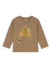 Mayoral Interactive Farm T-shirt In Brown