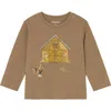 Mayoral Interactive Farm T-shirt In Brown