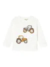 Mayoral Interactive-tractor T-shirt In White