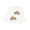 Mayoral Interactive-tractor T-shirt In White