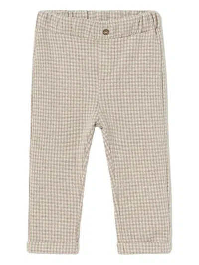 Mayoral Babies' Jacquard Trousers In Neutral