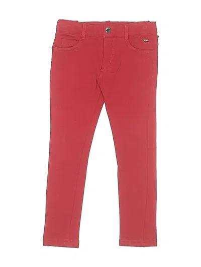 Pre-owned Mayoral Kids' Jeggings In Red