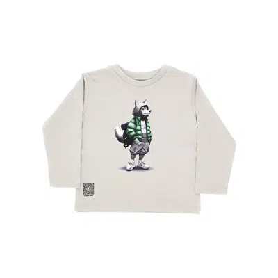 Mayoral Jersey Long-sleeved T-shirt With Print Kids In White
