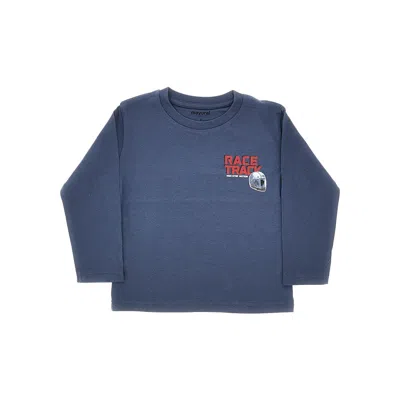 Mayoral Jersey Long-sleeved T-shirt With Print Kids In Blue