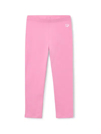 Mayoral Kids' Long Basic Leggings Pink