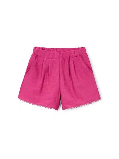 Mayoral Kids' Plain Shorts Pink