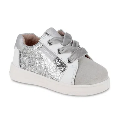 Mayoral Kids Urban Sneaker In Silver In Gray