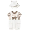 Mayoral Knit Bunny Outfit Set In White