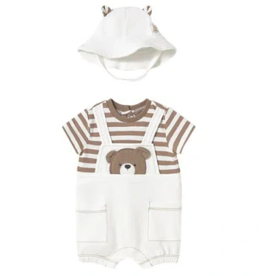Mayoral Babies'  Knit Bunny Outfit Set In White