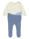 Mayoral Knitted Trousers (set Of Two) In Blue