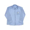 Mayoral Linen-blend Shirt Kids In Blue