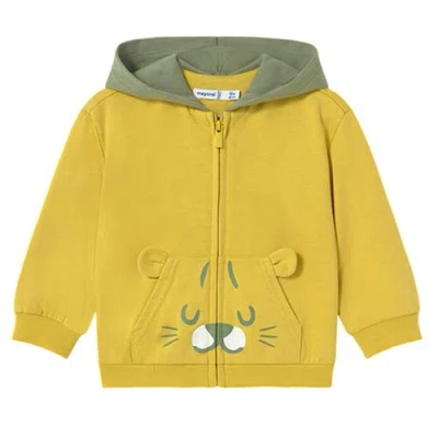 Mayoral Babies'  Lion Cub Sweatshirt In Gold