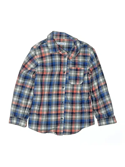 Pre-owned Mayoral Babies' Long Sleeve Button Down Shirt In Blue