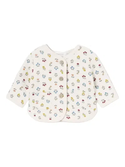 Mayoral Babies' Long-sleeve Elastic-waist Trouser Set (set Of Three) In White