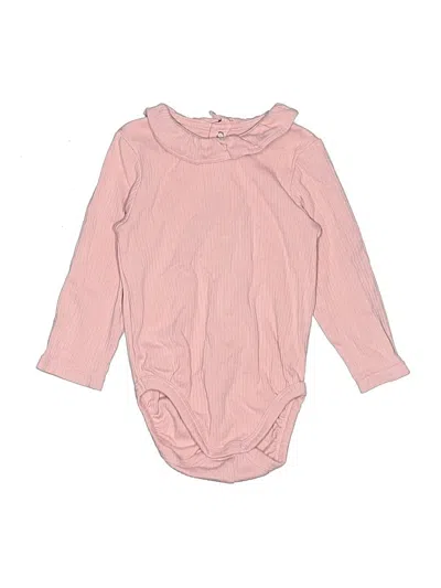Pre-owned Mayoral Babies' Long Sleeve Onesie In Pink
