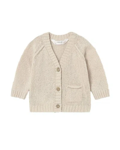 Mayoral Kids'  Maple Knitted Cardigan In Neutral
