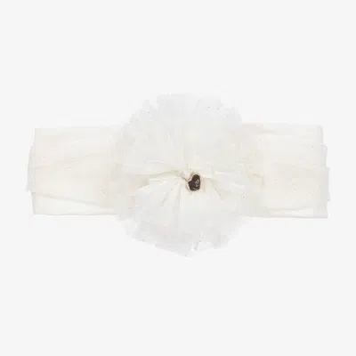 Mayoral Newborn Baby Girls Ivory Tulle Headband