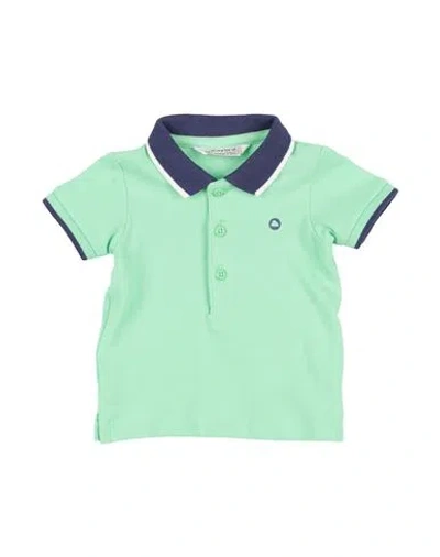 Mayoral Babies'  Newborn Boy Polo Shirt Light Green Size 1 Cotton, Elastane