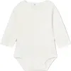 Mayoral Newborn Turtleneck Bodysuit In White