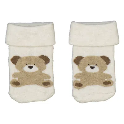 Mayoral Kids' -non-slip Socks-9654-19-h. Milk In Neutral