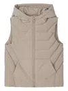 Mayoral Padded Hooded Gilet In Neutral