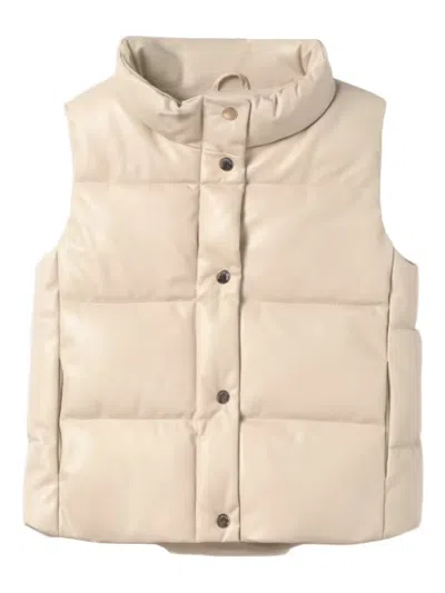 Mayoral Kids' Padded Sleeveless Gilet In Neutral
