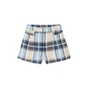 Mayoral Plaid Shorts In Blue