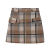 Mayoral Plaid Skirt In Brown