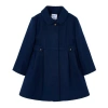 Mayoral Pleated Coat In Blue