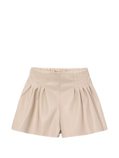 Mayoral Kids' Pleated Shorts In Neutral