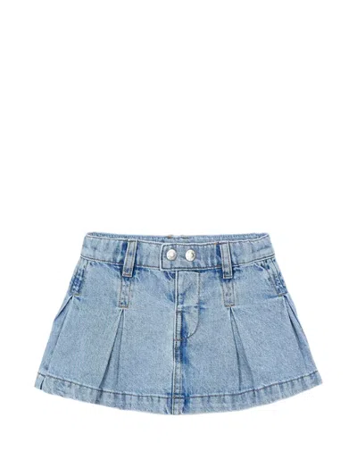 Mayoral Pleated Skirt In Blue