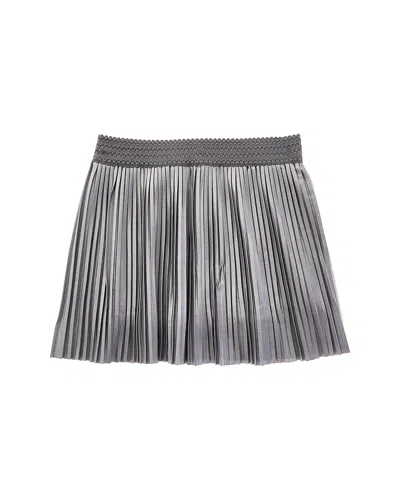 Mayoral Pleated Skirt In Silver
