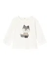 Mayoral Polka-dot Hooded Tracksuit Set (set Of Three) In White